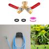 2 Way Garden Hose Splitter 3/4" Brass Tap Connector 3/4 Inch Ght Thread and Washers Connect
