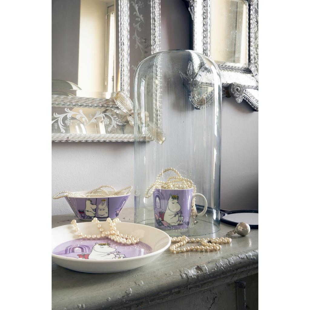 [Officially Imported] Moomin by ARABIA 19cm Classic Snorkmaiden Plate, Lilac, 1052347