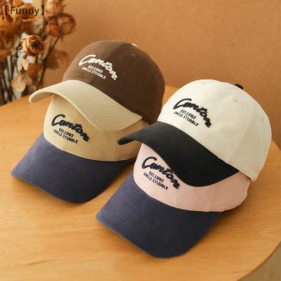 Big Head Sports Hat Women Versatile Embroidery Contrasting Baseball Cap Men Outdoor Leisure Sunshade Adjustable Hip-hop Hat