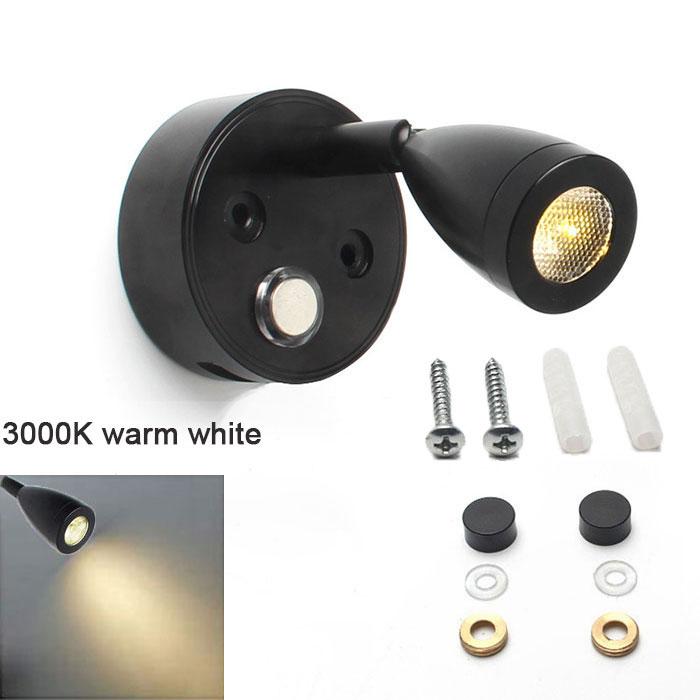 

4000K DC10-30V светодиодный сенсорный диммируемый светильник для чтения прикроватный светильник для автофургона с USB-портом для зарядки для кемпера, фургона, грузовика, лодки, освещения