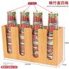 Bamboo/Black red Acrylic Storage Rack Coffee Tea Shop Cup Holder many grid Appliances Disposable Frame Taker