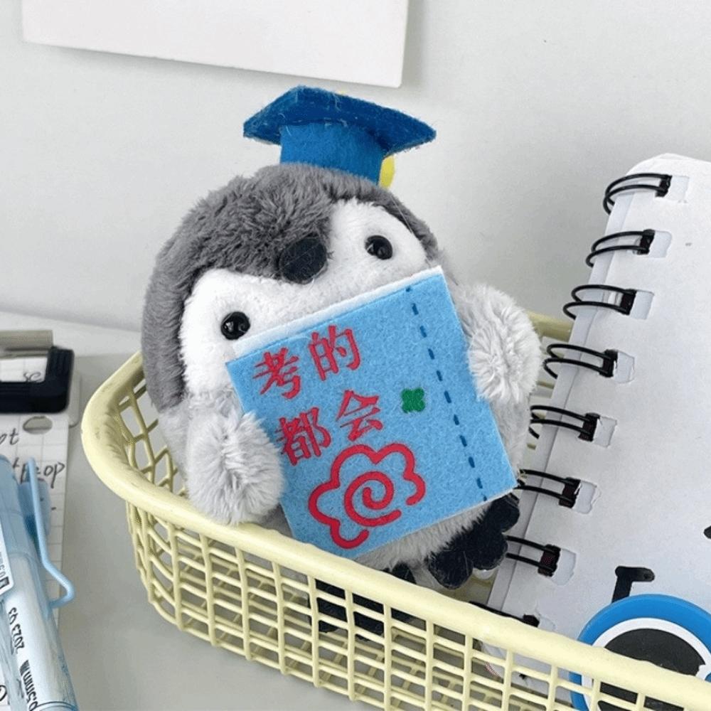 Cute Cartoon Penguin Keychain Soft Plush Creative Pendant Plush Doll Soft Keychain  Gifts for Girls