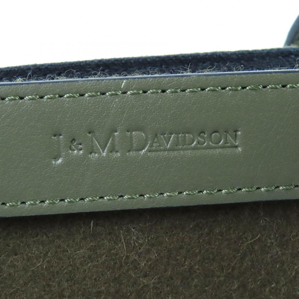 Pristine J&M Davidson Tote Bag N/S Tote khaki leather mens 1822N Used