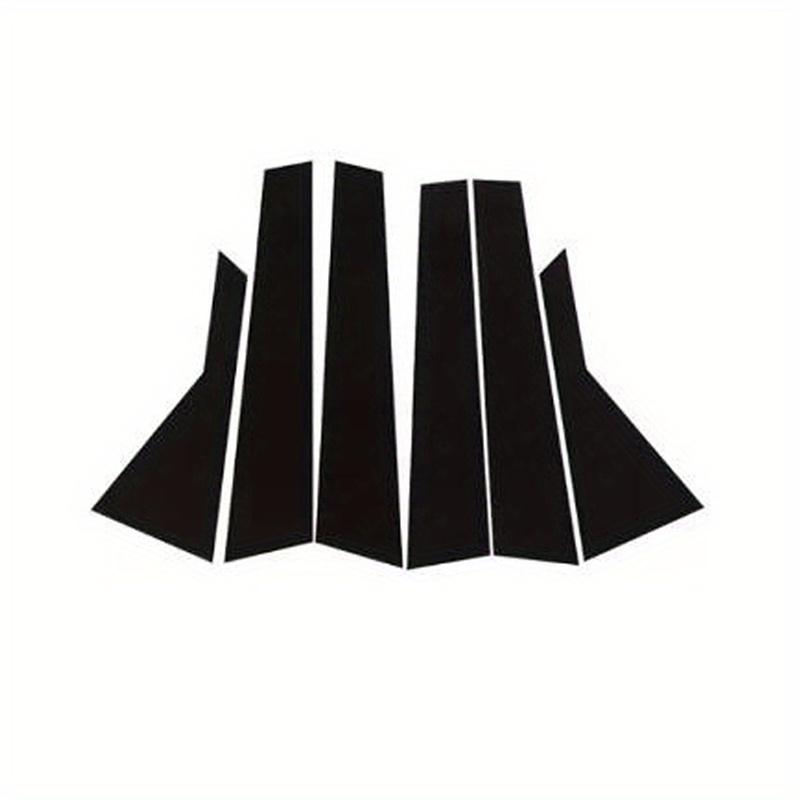 6pcs Fit For Hyundai Kona Encino Kauai I20 2018 2019 2020 2021 2022 2023 Glossy Black Pillar Post Window Trim Door Side Cover Sticker
