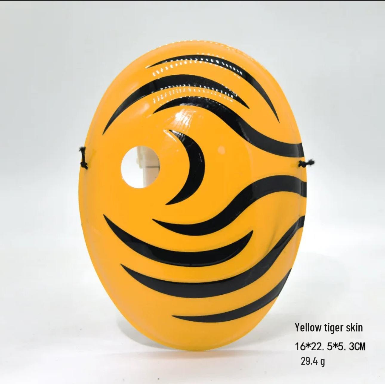 

Naruto Akatsuki Tobi Cosplay Cloak & Mask Halloween Costume S [150-160 cm]
