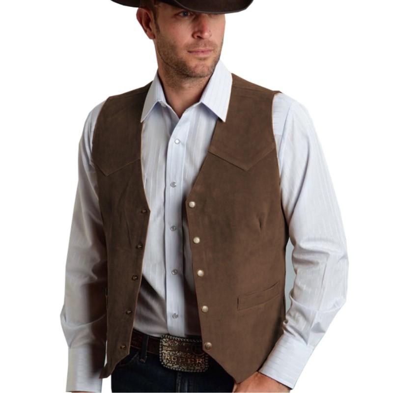 Men's Business Slim-Fit Vest Gentleman's Simple Suit Vest