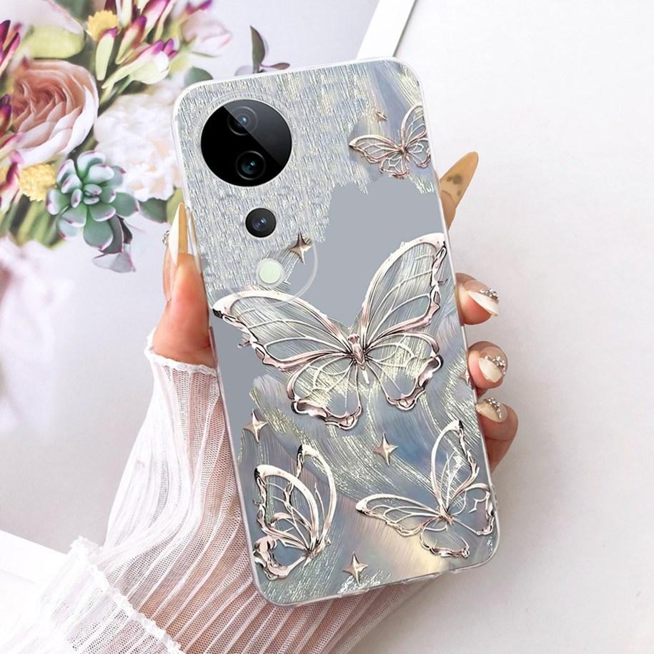For Vivo V40 V2348 Case V40 Pro V2347 Cover Luxury Dragon Cartoon Soft Silicone Phone Case For Vivo S19 Pro T3 Ultra Funda Coque