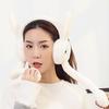 Jumping Earmuffs Fine Plush Cold-resistant Rabbit Design Winter Warm Ear Warmer for Outdoor