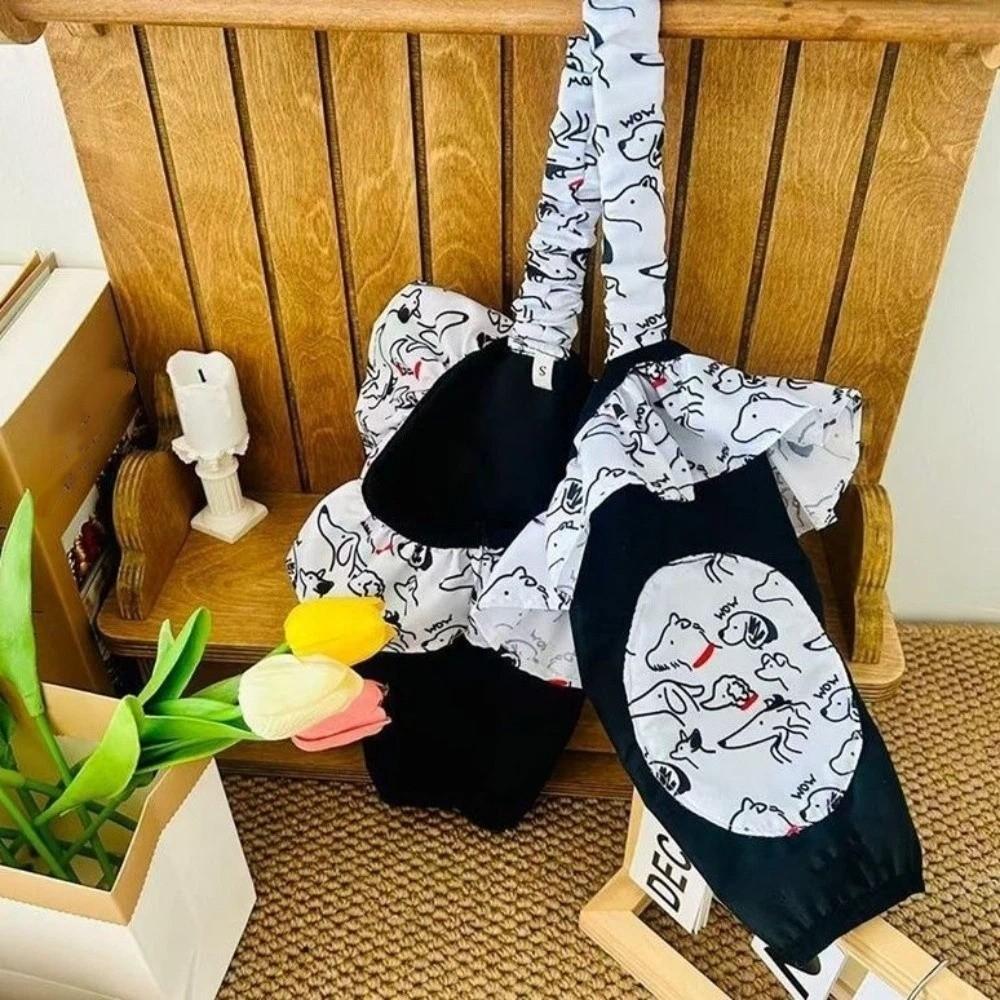 Cartoon Stroke Pattern Dog Joint Protection Cover Dirt-Proof Dog Elbow Brace Pet Recovery