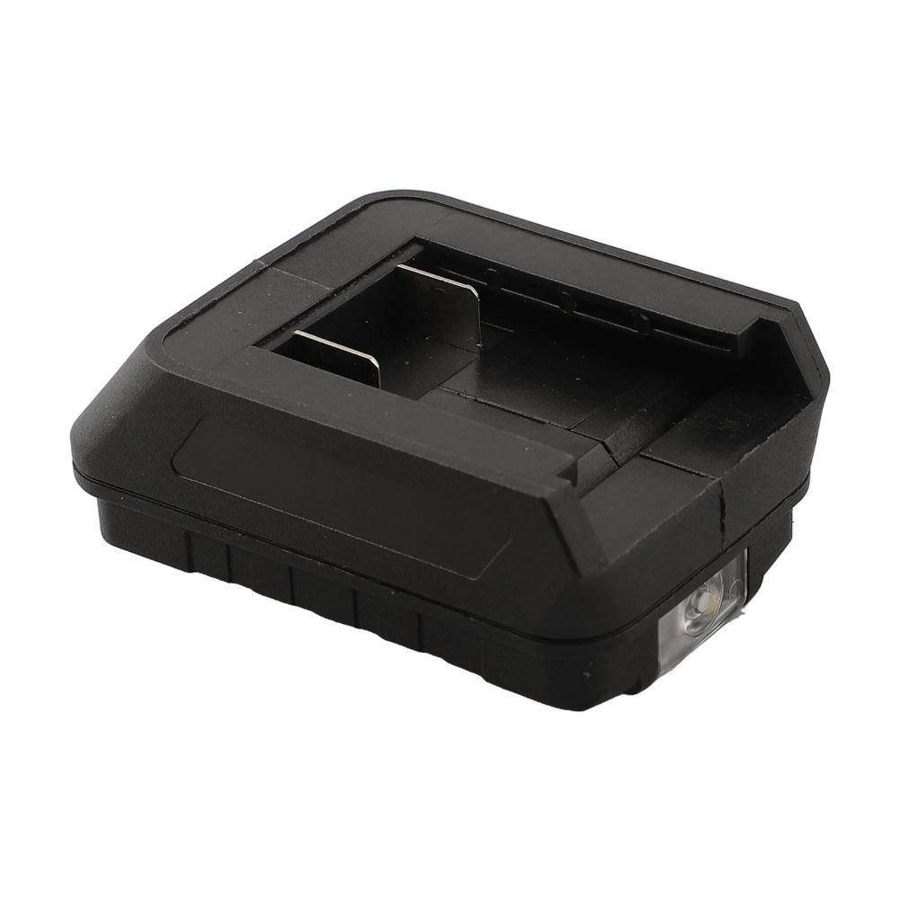 For A3 Liion Battery Adapter with Dual USB Output Converter and Built In Protection Board with 45 Lumen Flashlight