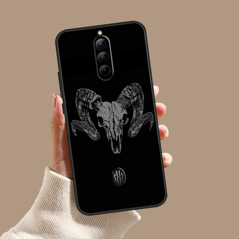 Ram Skull Skeleton Horror Case For ZTE Nubia Red Magic 11 10S 9S 8S 8 9 10 Pro Plus 6 7 6S 7S Pro 5G 6R 10 Air Cover