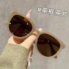 New Retro Round Sunglasses for Women Trendy Small High-end UV Resistant Outdoor Shades Simple Style Eyewear