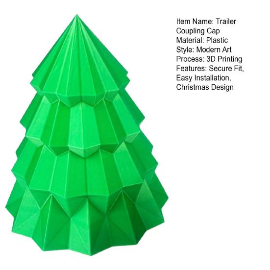 Christmas Hitch Cap Cover Trailer Coupling Hitch Ball Cover Cap Christmas Tree Gift Box Hitch Cover Prevent Receiver Tube from Rusting