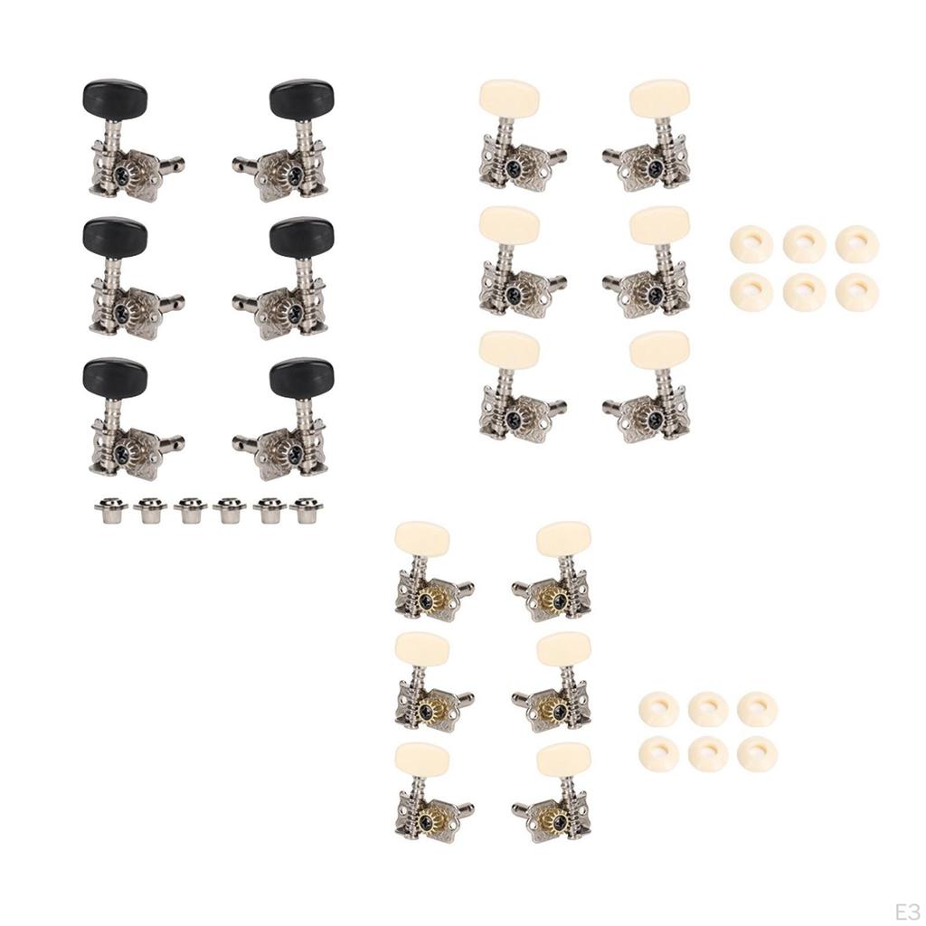 Metal Guitar Tuning Pegs Set for Electric And Folk Guitars