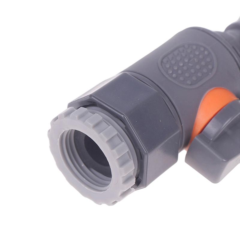 2Pcs 1/2" 3/4" Garden Hose Adapter Quick Connector Stop Plug Coupler Joint Water Irrigation Tube Repair Extender Pipe Fittings