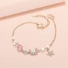 Silver 925 Bracelets For Women Retro Four Leaf Clover Charms For Bracelet Crystal Beads Pearl Moon &Star Bangles Jewelry