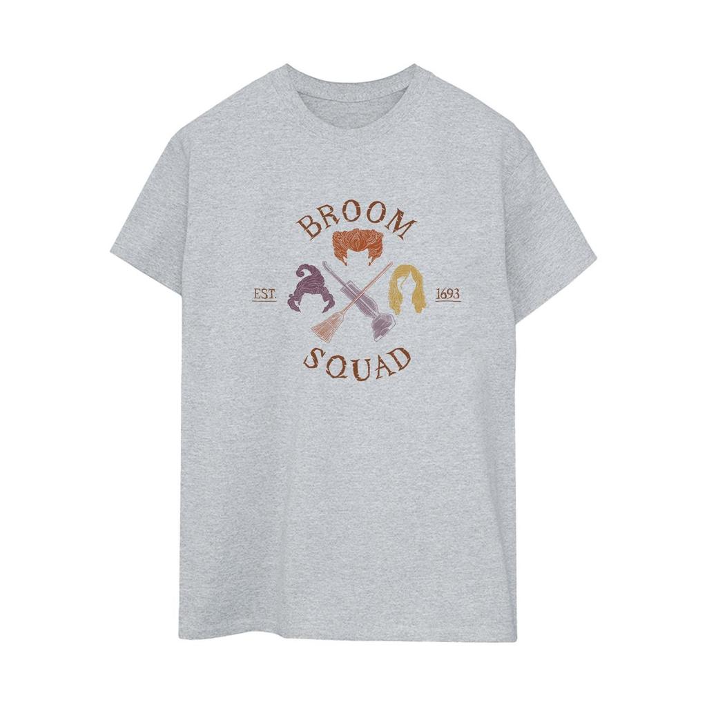 Disney Womens/Ladies Hocus Pocus Broom Squad 93 Cotton Boyfriend T-Shirt
