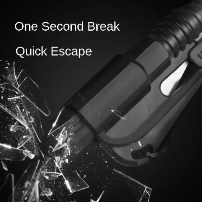 Car Safety Hammer Mini Car With A Multi-functional Escape Hammer To Break The Glass Rescue Hammer Car Window One Second