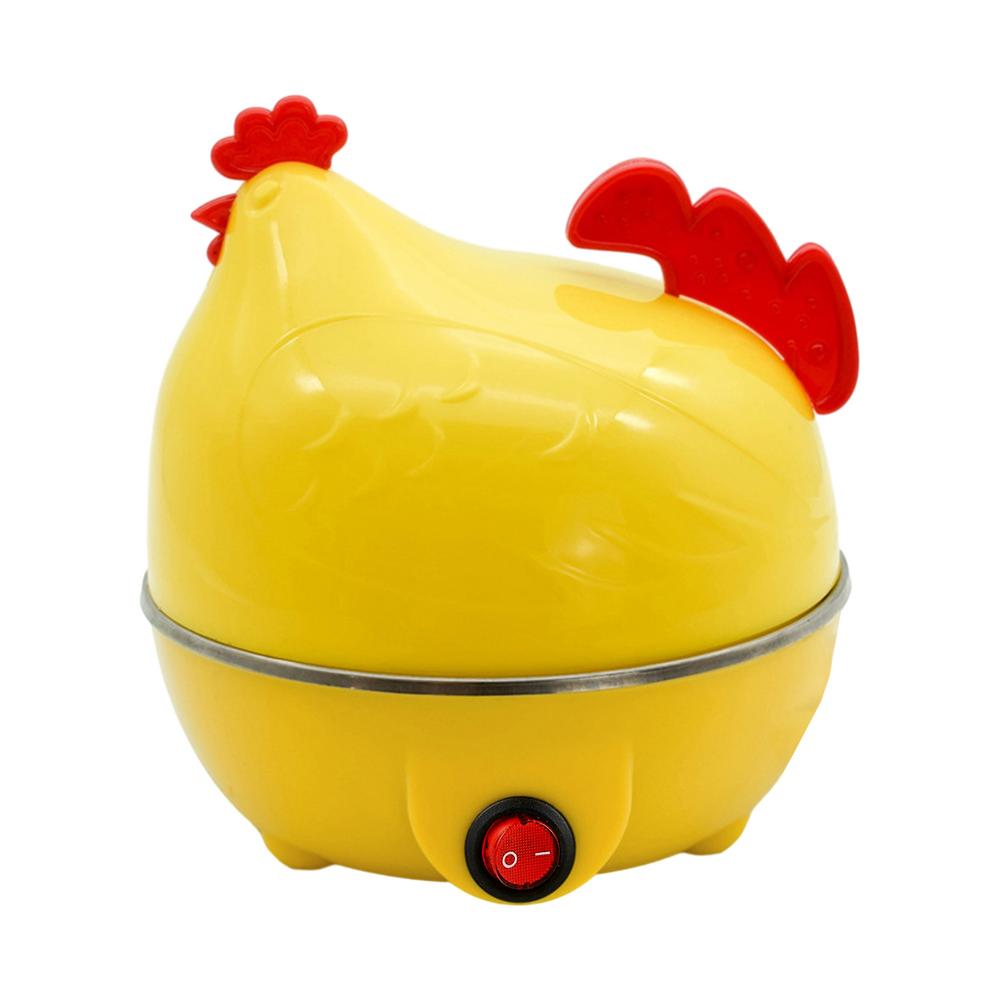 Home Chicken Shaped 7-Egg Capacity Egg Boiler Cooker Kitchen Cooking Appliance For Soft Hard Boiled Eggs