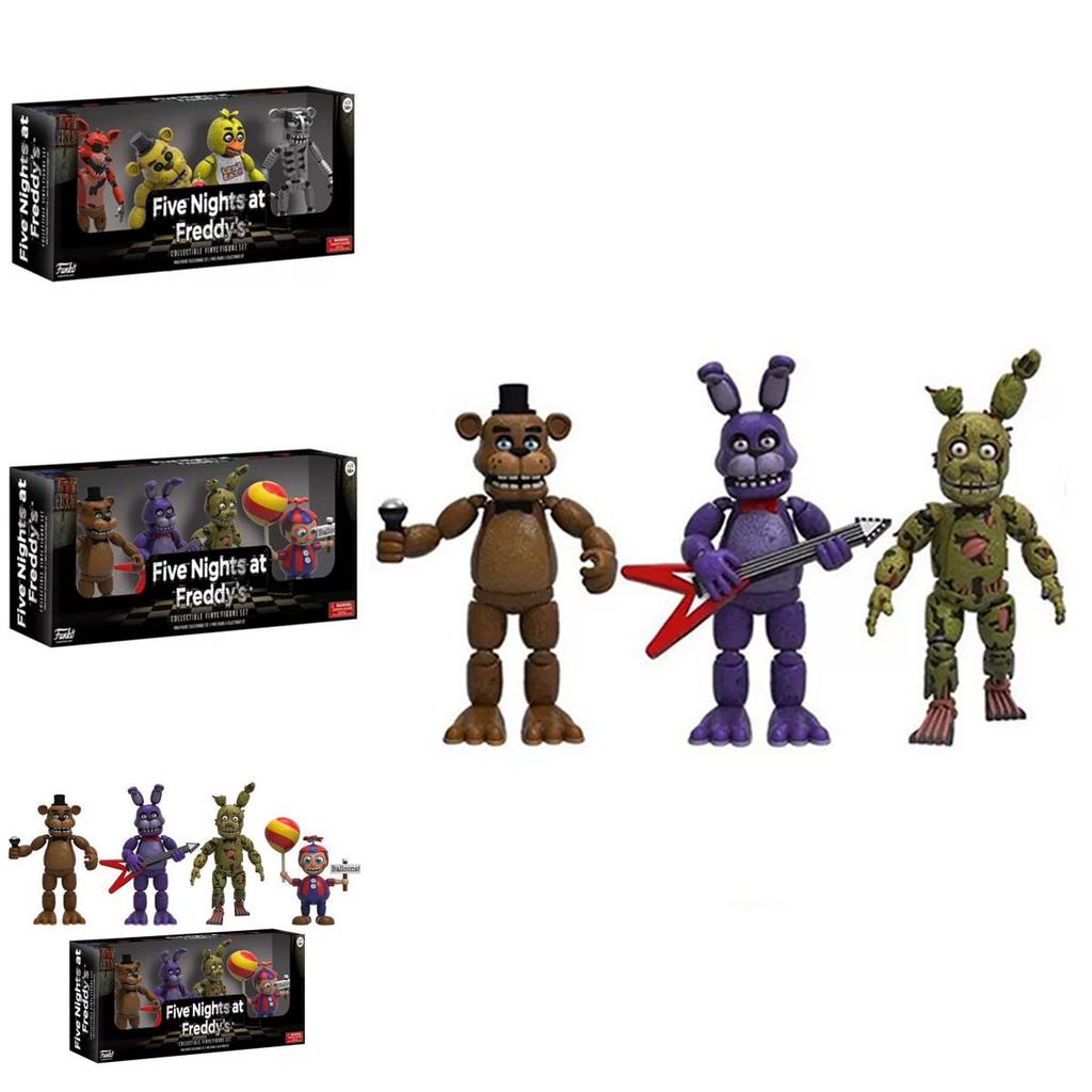 Figurines d'action de collection Five Nights At Freddy's 4 cm Présentant des Designs Uniques Faits à la Main