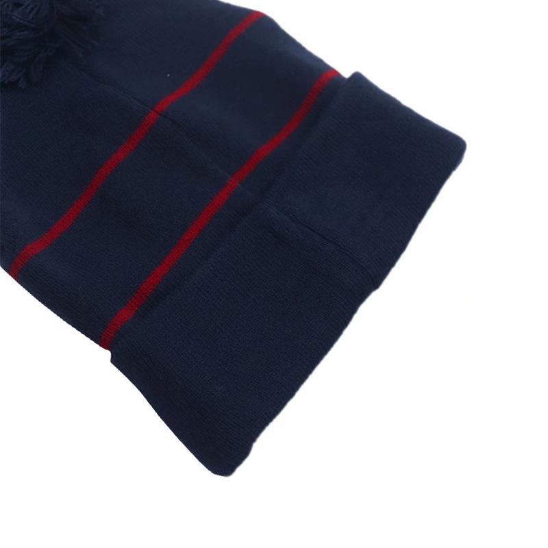 Real Madrid Paris Juventus Chelsea Knit Hat: Warm Woolen Pom-Pom for Autumn/Winter