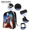 Ultramans Backpack  Male Polyester Travel Backpacks Large Fun High School Bags Rucksack