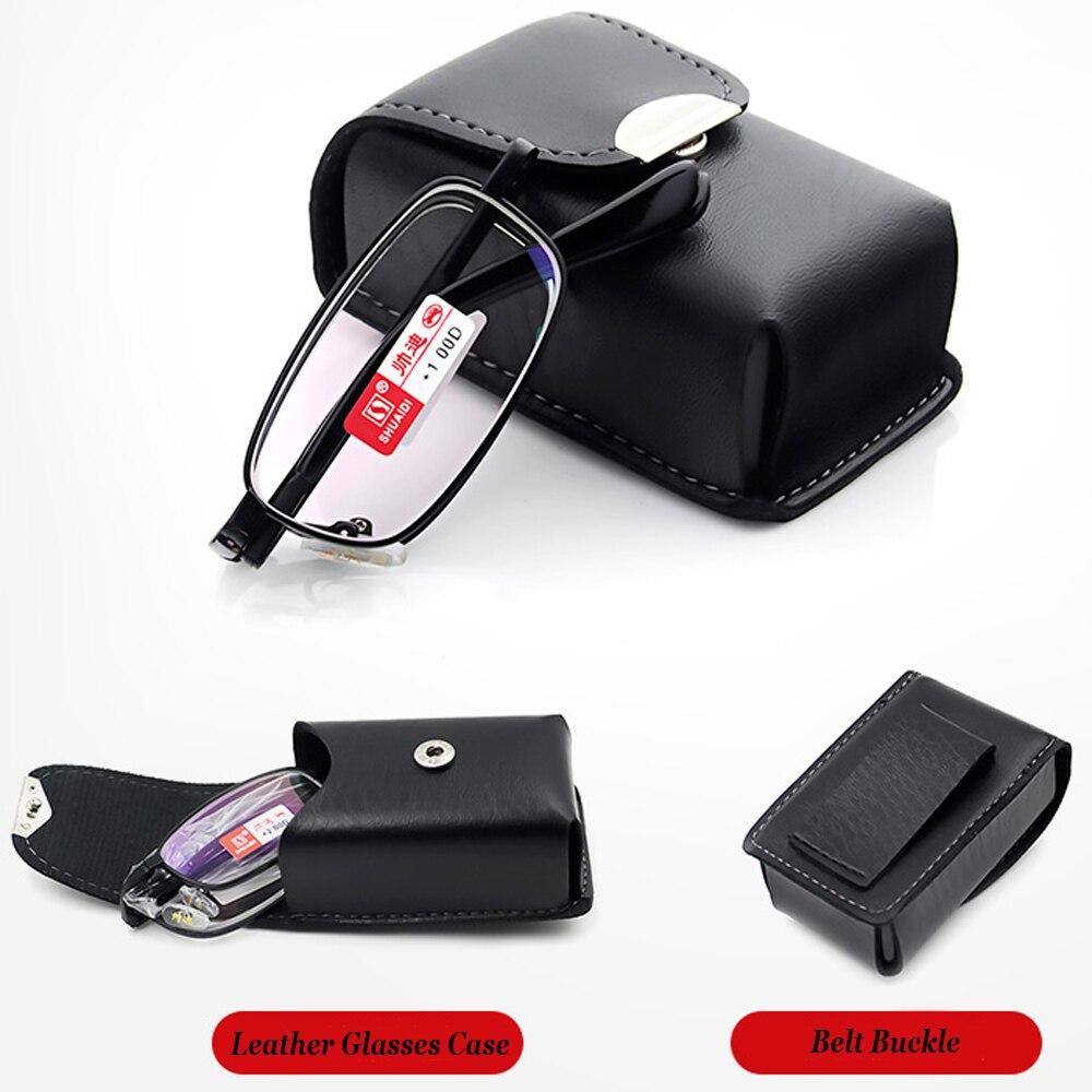 Folding Presbyopic Glasses Reading Glasses High Quality Ultra Light with BELT Portable Case +1.0 +1.5 +2.0 +2.5 +3.0 +3.5 +4.0