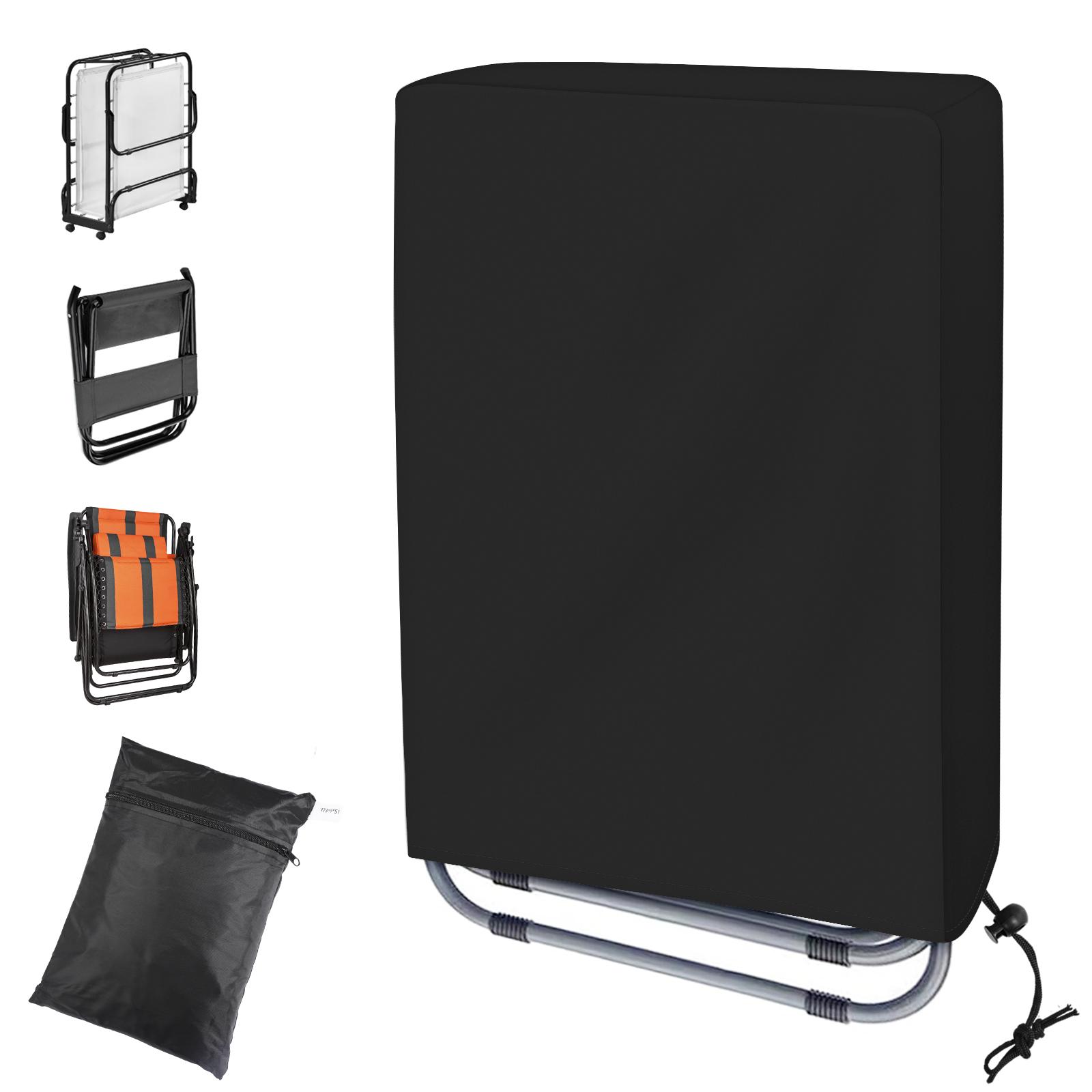 

Черный чехол из ткани Оксфорд для складного стула, вакуумный мешок, сумка для хранения стульев, защитная сумка