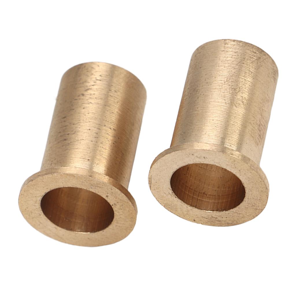 2Pcs Bell Crank Throttle Shaft Linkage Bushings Brass Rustproof for Cummins 12V 1989 To 1998