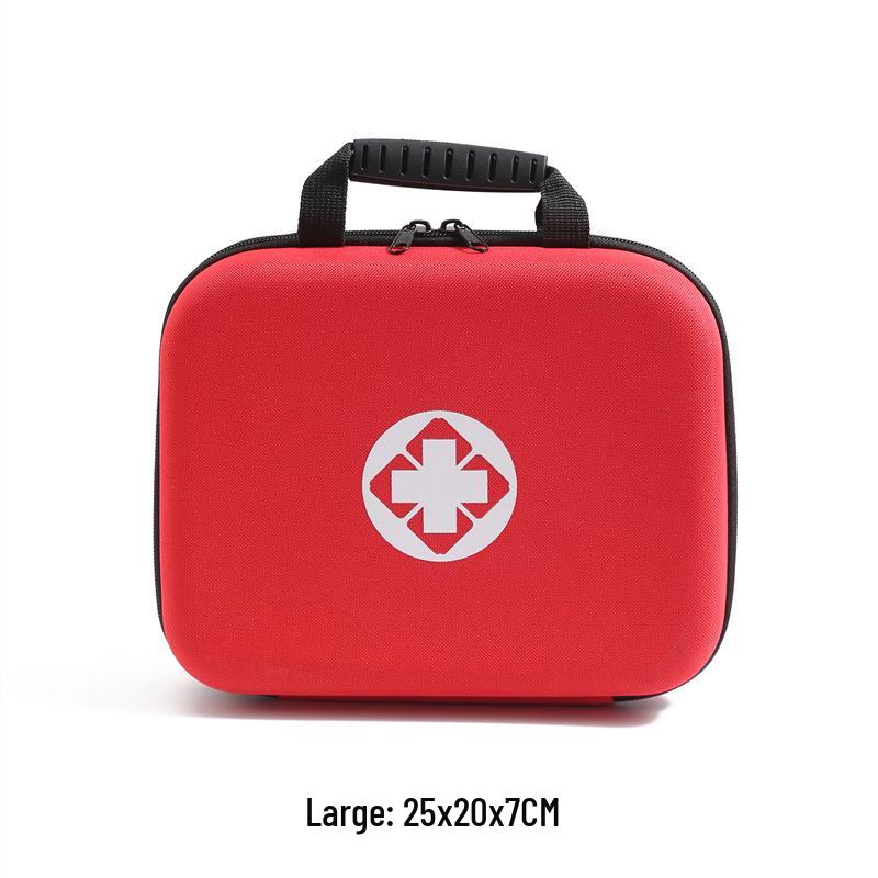 EVA Large Portable First Aid Kit - Hard Shell Emergency and Medical Travel Bag for Outdoor Use