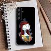 P-Nightmare Before Christmas Phone Case For Samsung Galaxy A73,21,22,32,71,53,52,51,80,5G Soft Black Cover