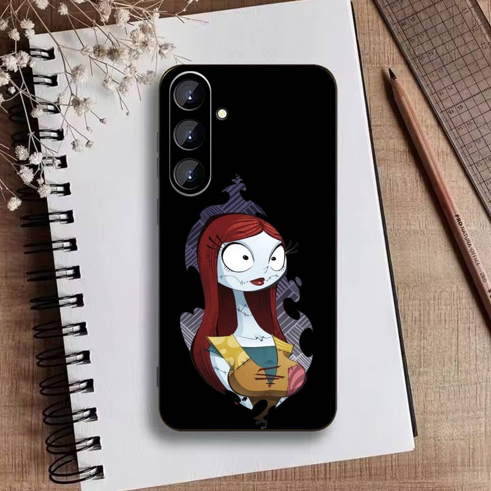 P-Nightmare Before Christmas Phone Case For Samsung Galaxy A73,21,22,32,71,53,52,51,80,5G Soft Black Cover Samsung a12