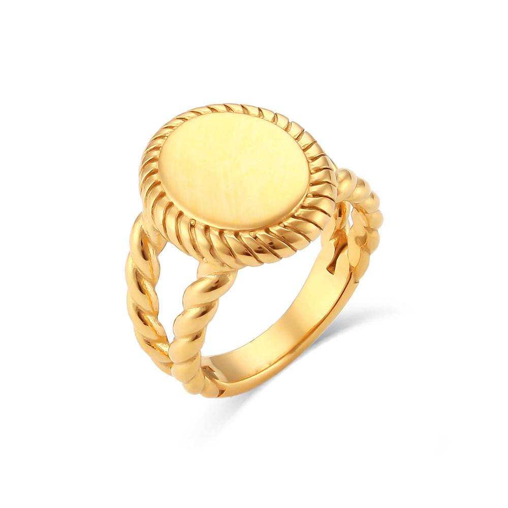 

Gold and Silver Mixed Color 18K Gold Plated Oval Shape Smooth Surface Rings Minimalist Twist Waterproof Jewelry Rings for Women Size 6 золотой