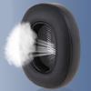 2 Pieces Leather Ear Pads Cushion Cover Replacement Earpads for E55BT Headset