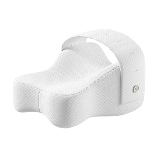 Memory Foam Knee Pillow Large Leg Pillow with Adjustable Strap Aligns Spine Sciatica Relief Back Knees Joints Support