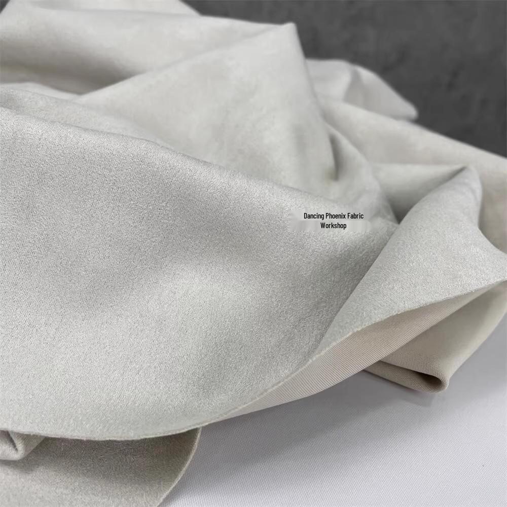 Luxury Snowflake Velvet Suede Air Layer Fabric - Thick, Stretchy, Soft, Delicate Knit