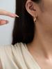Boucles d'oreilles forme cadenas clous d'oreilles avec diamants bijoux de haute qualité cadeaux pour le port quotidien, hommes et femmes ne sont pas limités à fait main
