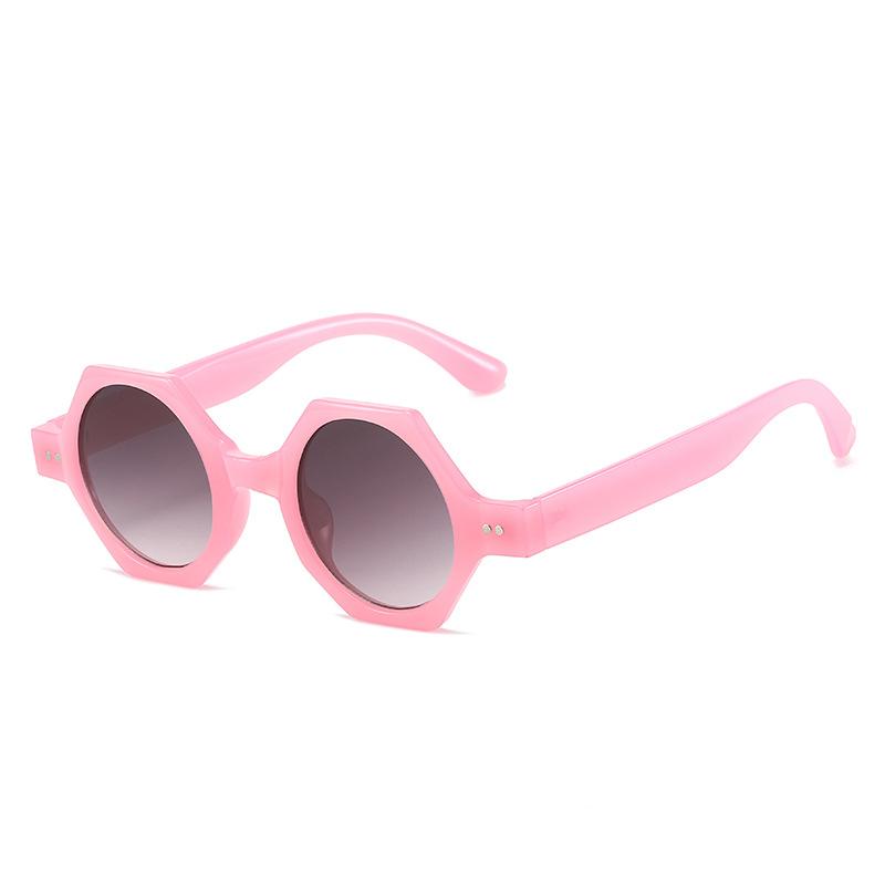 Autumn New Polygonal Sunglasses Personalized Geometric Glasses European And American Fashion Colorful Women'S Sunglasses