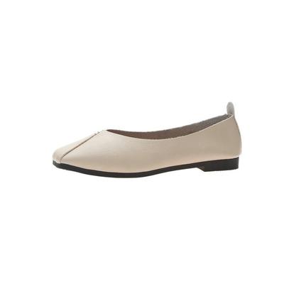 Fashion 2024 Spring and Autumn New Flat Shoes Woman's Shallow Mouth Soft Bottom Beans Shoes Women's Fashion Casual Woman Shoe Wholesale