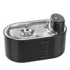 Ceramic Cat Water Fountain with Stainless Steel Circulation
