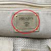 Prada Canvas Canapa Tote Bag Canvas Beige Women Used