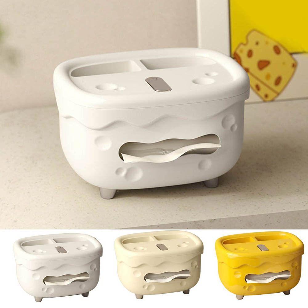 

Компактная бумажная коробка для сыра Большая вместительная коробка для хранения бумаги Коробка для хранения бумажных полотенец Ванная комната бежевый