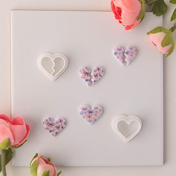 Heart Butterfly Clay Transfer Paper for Jewelry Making