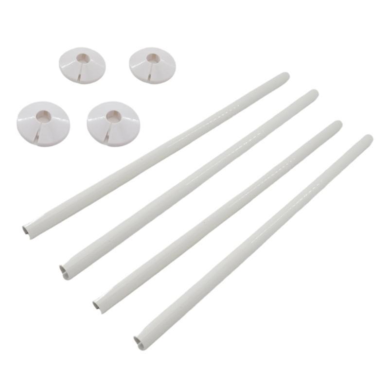 652F Kryty trubek radiátoru Manžeta Koupelnové plastové kryty trubek radiátoru Plastové dekorativní kryty Snadná instalace