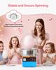 Electric Cotton Candy Machine, 1000W Electric Floss Maker With Cover, Commercial Cotton Candy Machine w/Stainless Steel Bowl & Sugar Scoop, Ideal for