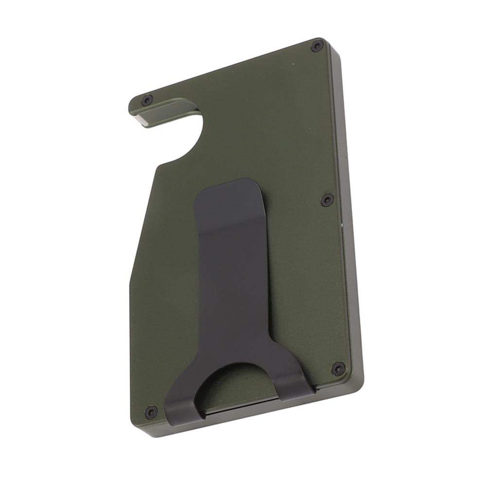 Minimalist Card Holder Aluminum Alloy Auto Ejected Anti Theft Credit Card Wallet for Business
