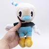 25cm Game Cuphead Plush Toy Mugman Soft Plushie Toy Anime Cartoon Stuffed Dolls Toys for Children Kids Birthday Christmas Gifts