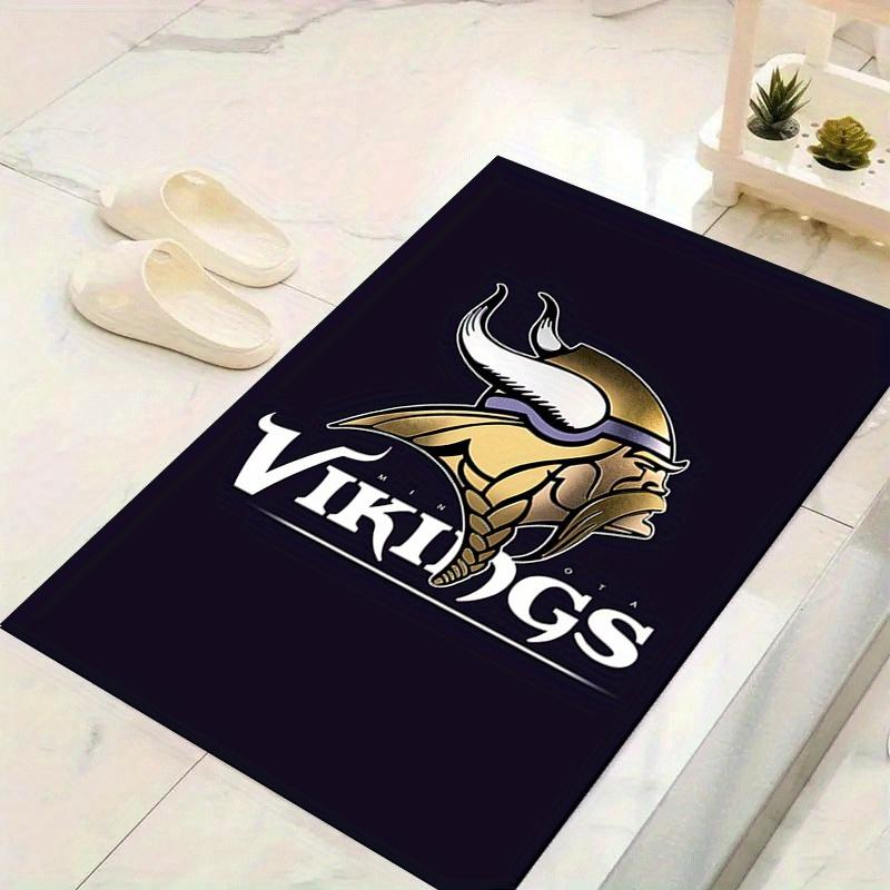 

1pc Viking Warriors Pattern Area Rug, Anti slip Non Shedding Stain Resistant Carpet 60cm by 90cm