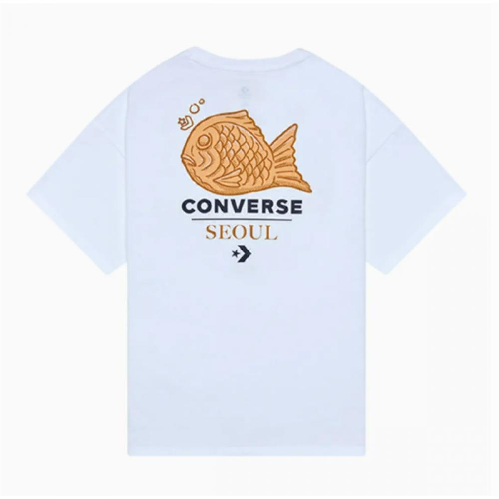 

Converse ShorT Sleeve T shirT Oversized Men woMen Wide Mch647 001 90