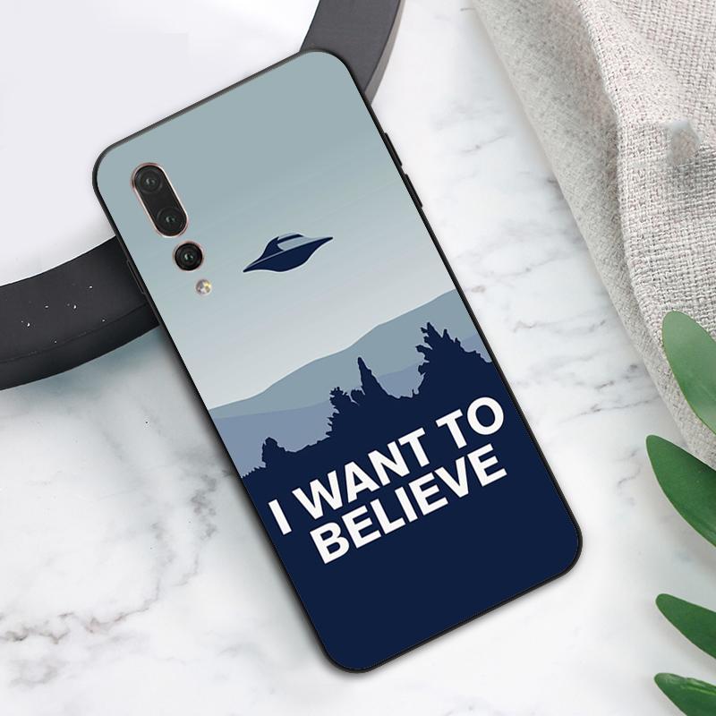 

The X Files I Want to Believe Case For Huawei Nova 10 9 SE 8i 11i 12i 12s Y60 Y61 Y70 Y90 Y72 Y73 Y91 P60 Pro P40 P30 Lite Huawei P40 Lite 4G